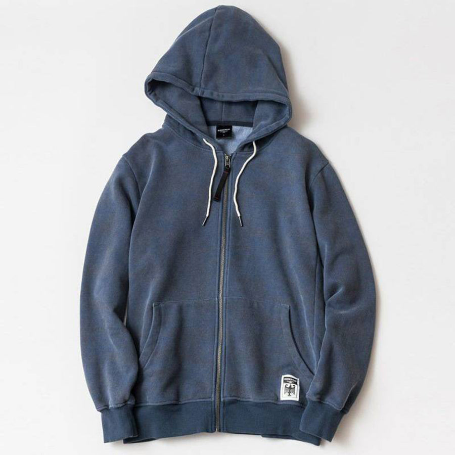 BUNDESWEAR ブンデスウェアー CAMO PIGMENT FULL ZIP HOODIE 迷彩ピグメントZIP-UPパーカー PARKA スウェット MILITARY ミリタリー 軍物 アメカジ