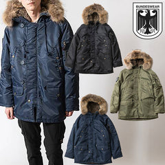 BUNDESWEAR Bundesware N-3B JACKET jacket OUTER outer flight jacket MILITARY military army winter batting American casual