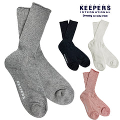 KEEPERS キーパース ノンタイトニングソックス 靴下 ソックス SOCKS レギュラー丈 糖尿患者 妊婦さん 足むくみ 締め付けない 日本製 メンズ レディース アメカジ キャンプ アウトドア