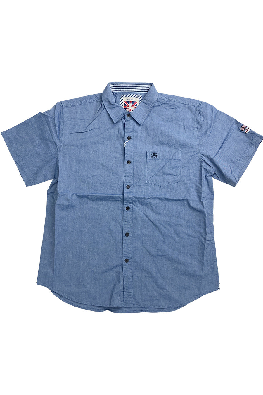[Sale] [OUTLET] KING SIZE King Size BIG SIZE Big Size Oxford Short Sleeve Shirt Large Size Loose 2L 3L 4L 5L 6L American Casual Casual