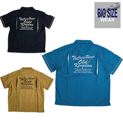 【セール】【OUTLET】KING SIZE キングサイズ BIG SIZE ビッグサイズ クラッシック ボーリングシャツ 大きいサイズ ゆったり 2L 3L 4L 5L 6L アメカジ カジュアル ラグビー