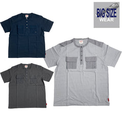 [Sale] [OUTLET] KING SIZE King Size BIG SIZE Big Size Military Cargo T-shirt Short Sleeve T-shirt Large Size Loose 3L 4L 5L 6L American Casual Casual Military