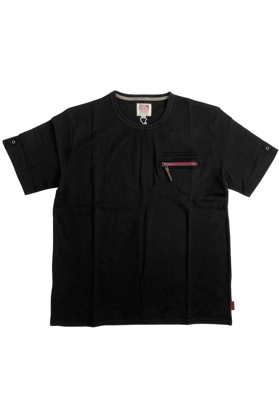 [Sale] [OUTLET] KING SIZE King Size BIG SIZE Big Size Waffle ZIP Pocket T-shirt Short Sleeve T-shirt Large Size Loose 3L 4L 5L 6L American Casual Casual Military