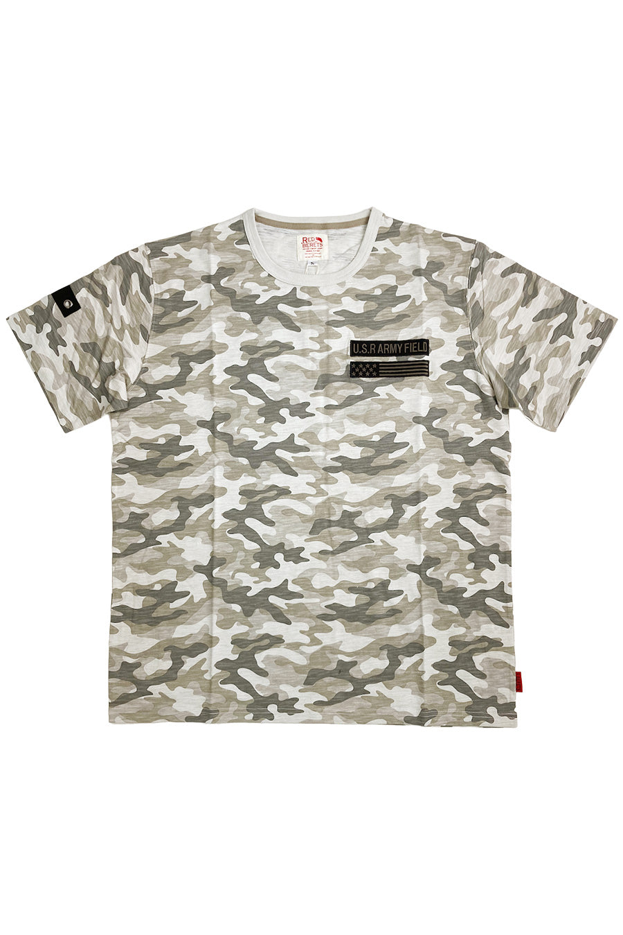 [Sale] [OUTLET] KING SIZE BIG SIZE Slub T-shirt camouflage pattern T-shirt Short sleeve T-shirt Large size Loose 3L 4L 5L 6L American Casual Casual Military