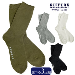 KEEPERS Keepers Pile Socks Socks Socks SOCKS 3 Pairs 3P Regular Length Total Pile PILE Made in Japan Men's Women's American Casual Camping Outdoor